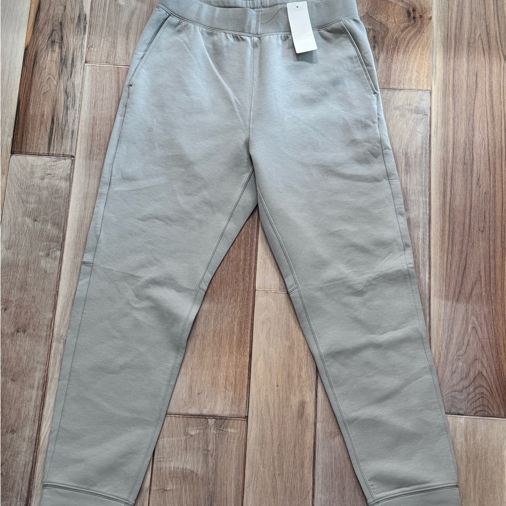 Uniqlo Gray Sweatpants Elastic Waistband Cotton Blend